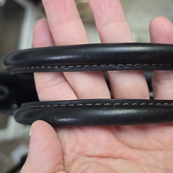 Coach Black Leather Satchel - Picture 10 of 13